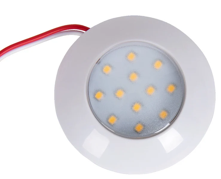 Carbest LED Aufbauspot Ø 75 mm – 12 V, 2,4 W, 240 lm, IP67