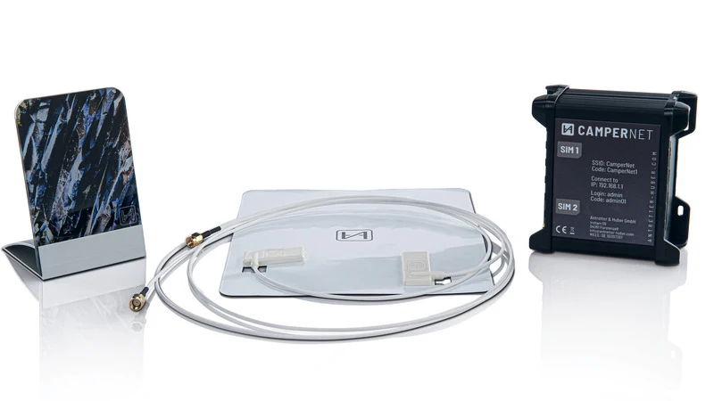 Campernet - LTE/WLAN Router mit Folienantenne