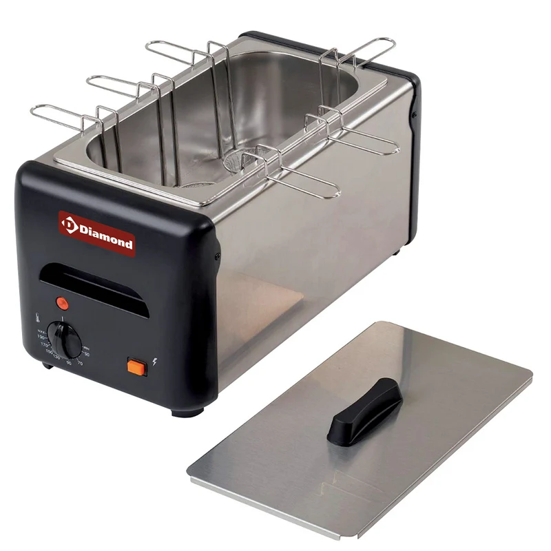 Professioneller Gastro Eierkocher für 6 Eier , Edelstahl, FU-6P/N