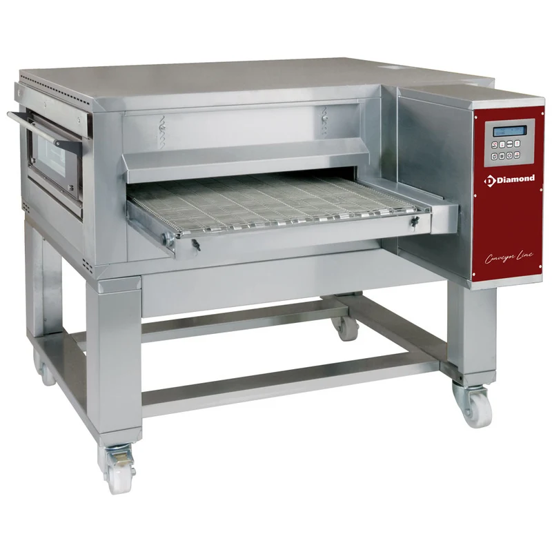 Elektrischer Pizza-Durchlaufofen mit Umluft , 650 mm Bandbreite, FTEV65/110-N