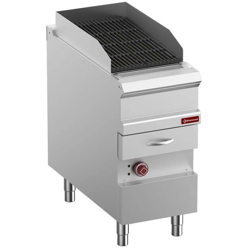Profi Elektro-Wassergrill 400mm mit Guss-Wenderost - Serie 900, E9/GVQA4-N