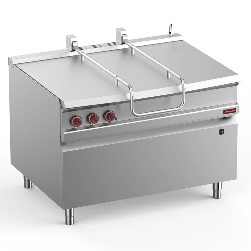 Profi Elektro-Kippbratpfanne 120 Liter , Edelstahl-Standgerät, E9/BRI12-N