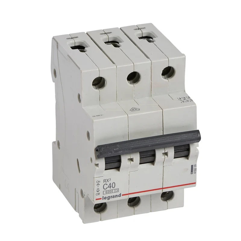 Legrand 419239 MCB RX³ 3P 40A Curve C 6kA DIN Rail