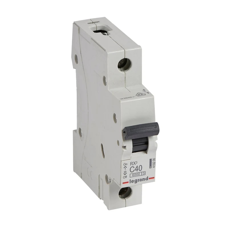 Legrand 419206 MCB RX³ 1P 40A Curve C 6kA DIN Rail