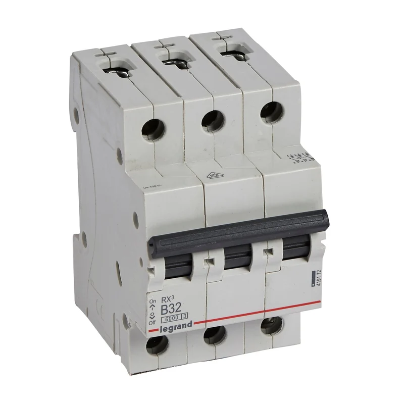Legrand 419172 MCB RX³ 3P 32A Curve B 6kA DIN Rail
