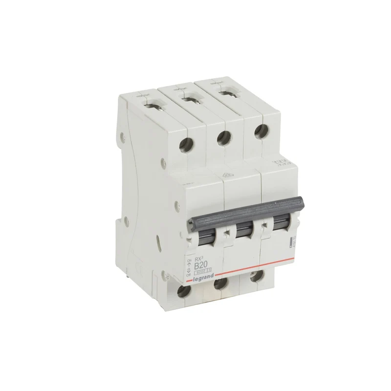 Legrand 419170 MCB RX³ 3P 20A Curve B 6kA DIN Rail