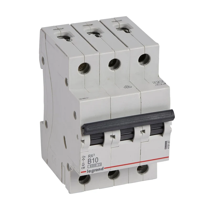 Legrand 419167 MCB RX³ 3P 10A Curve B 6kA DIN Rail