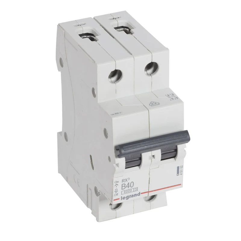 Legrand 419162 MCB RX³ 2P 40A Curve B 6kA DIN Rail