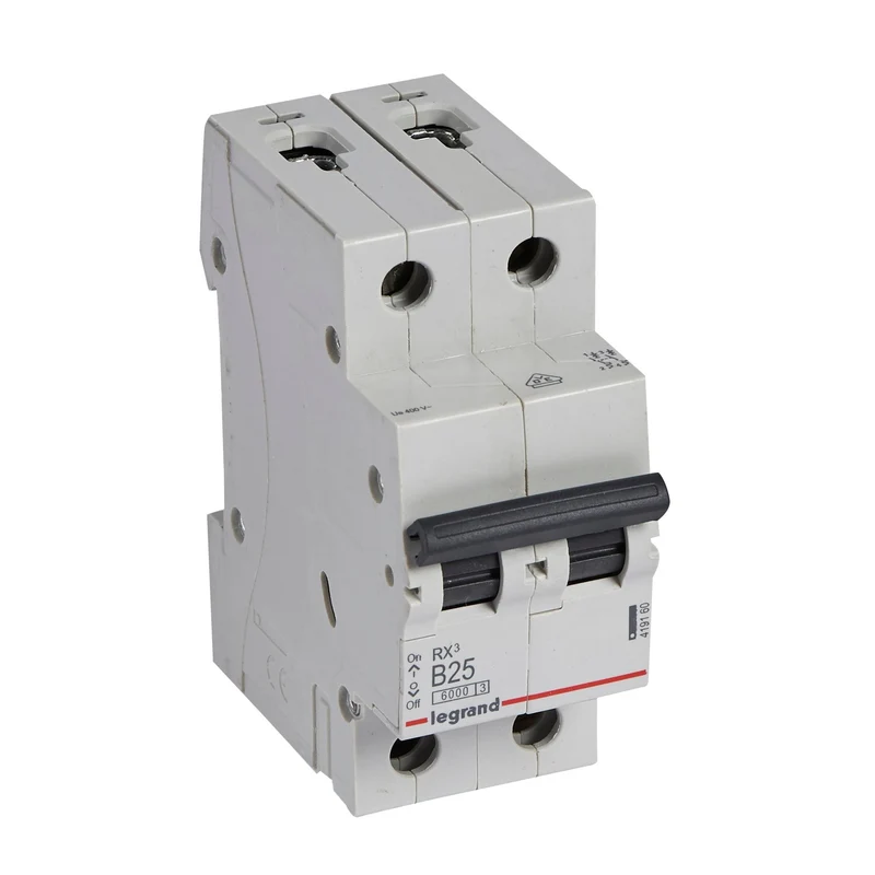 Legrand 419160 MCB RX³ 2P 25A Curve B 6kA DIN Rail