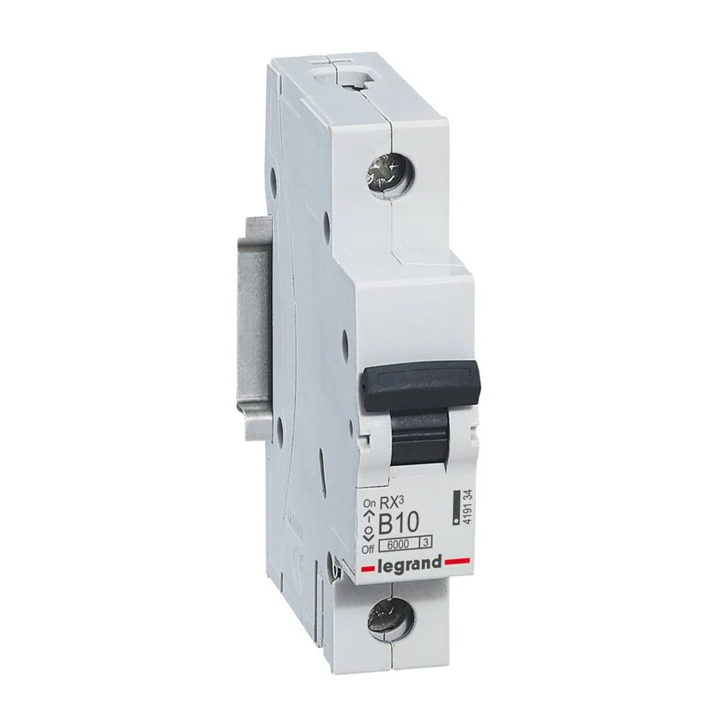 Legrand 419134 MCB RX³ 1P 10A Curve B 6kA DIN Rail