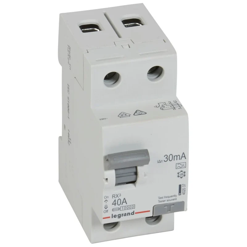 Legrand 402037 RCD RX³ 2P 40A 30mA Type A DIN Rail