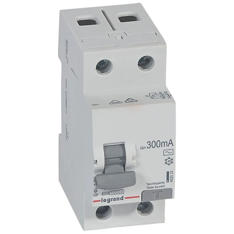 Legrand 402033 RCD RX³ 2P 40A 300mA Type AC DIN Rail