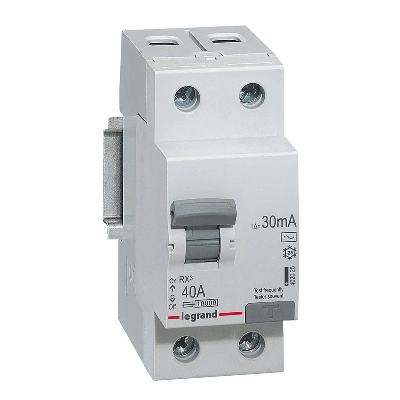 Legrand 402025 RCD RX³ 2P 40A 30mA Type AC DIN Rail