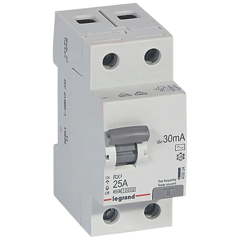 Legrand 402024 RCD RX³ 2P 25A 30mA Type AC DIN Rail