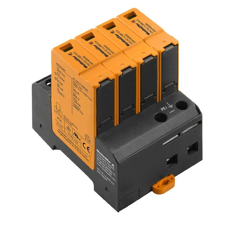 Weidmuller 2591420000 VPU AC 4 SPD Type 1+2 4P 300V 12.5kA