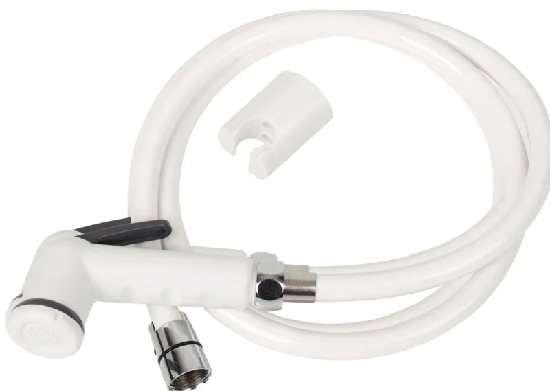 Camp4 Duschset weiss, inkl. 150cm Schlauch und Absperrhebel