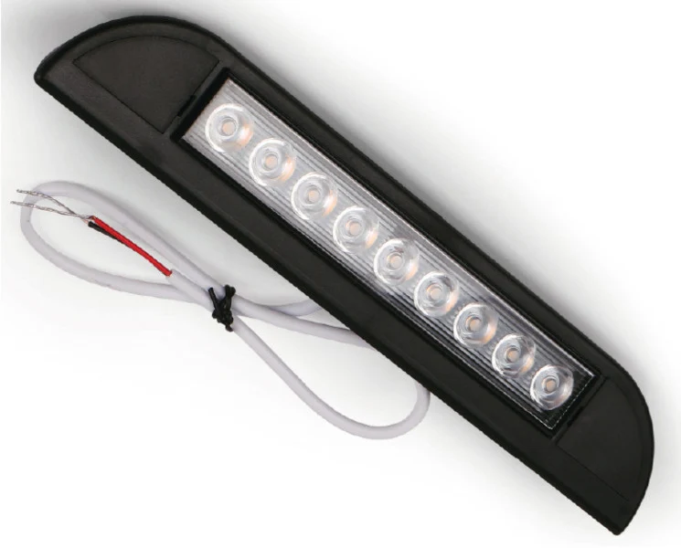LED Vorzeltleuchte für Kastenwagen – 12 V, 2 W, 222 lm, Schwarz