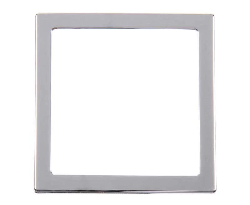 Abdeckrahmen 1-fach 62x62mm, silber chrom (lose)