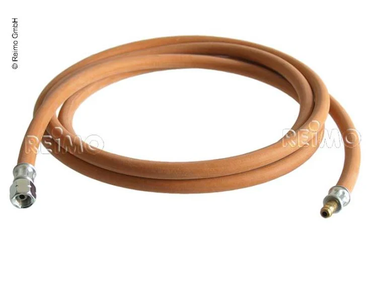 GOK Gasschlauch für Gassteckdose – 3 m, 1/4" Linksgewinde