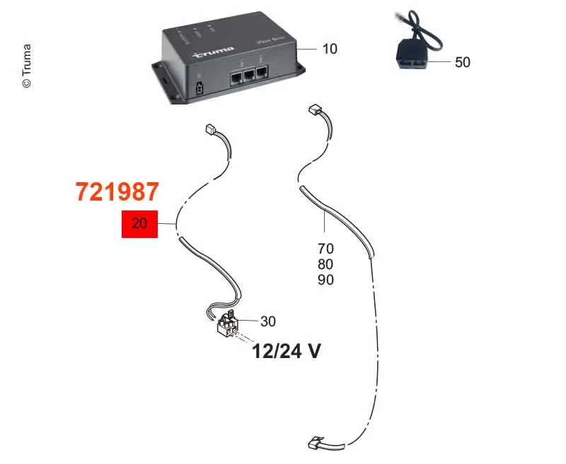Anschlußkabel 12/24V
