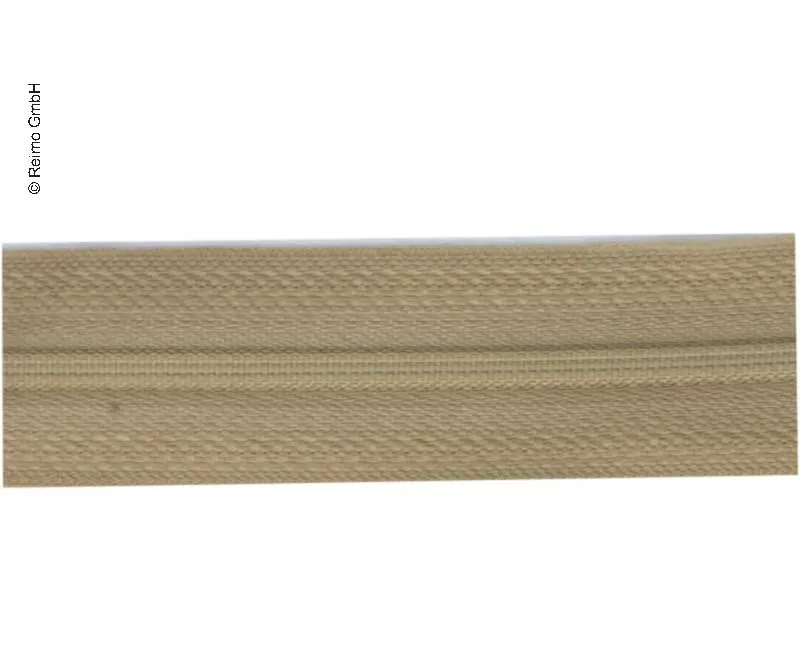Endlos Reißverschluss als Meterware in beige, 2,5cm breit