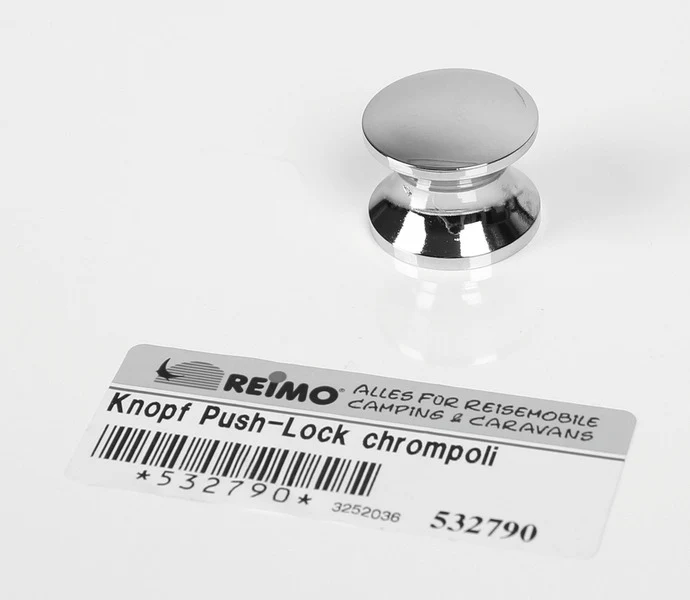Push Lock Ersatzknopf für Maxi Schloss – chrompoliert