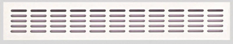 Lüftungsgitter 400 x 80 mm (weiß)
