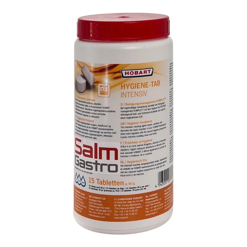 Hobart Hygiene Tabs intensiv Spülmaschinentabs Hygiene- Reinigungs-Tabs 15 Tabs