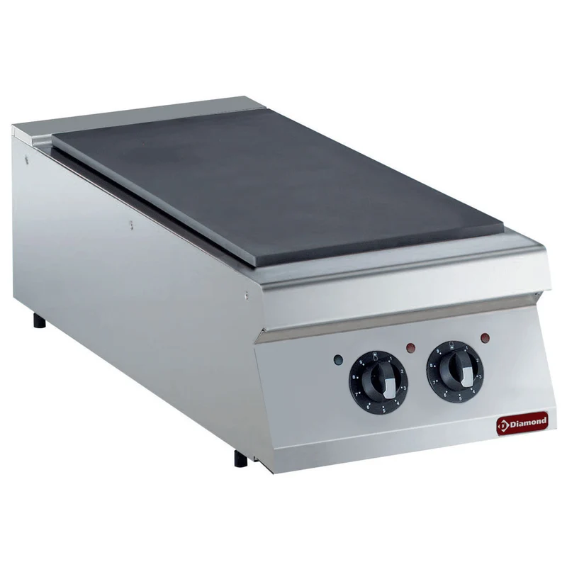 Elektro-Glühplatte Tischgerät 400mm , 2 Heizzonen , CNS, E22/ST4T-N