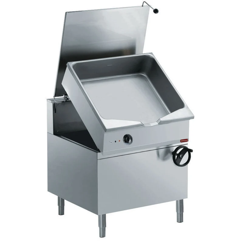 Elektro-Kippbratpfanne 100 Liter , Standgerät mit manueller Kippung, E22/BM12C-N
