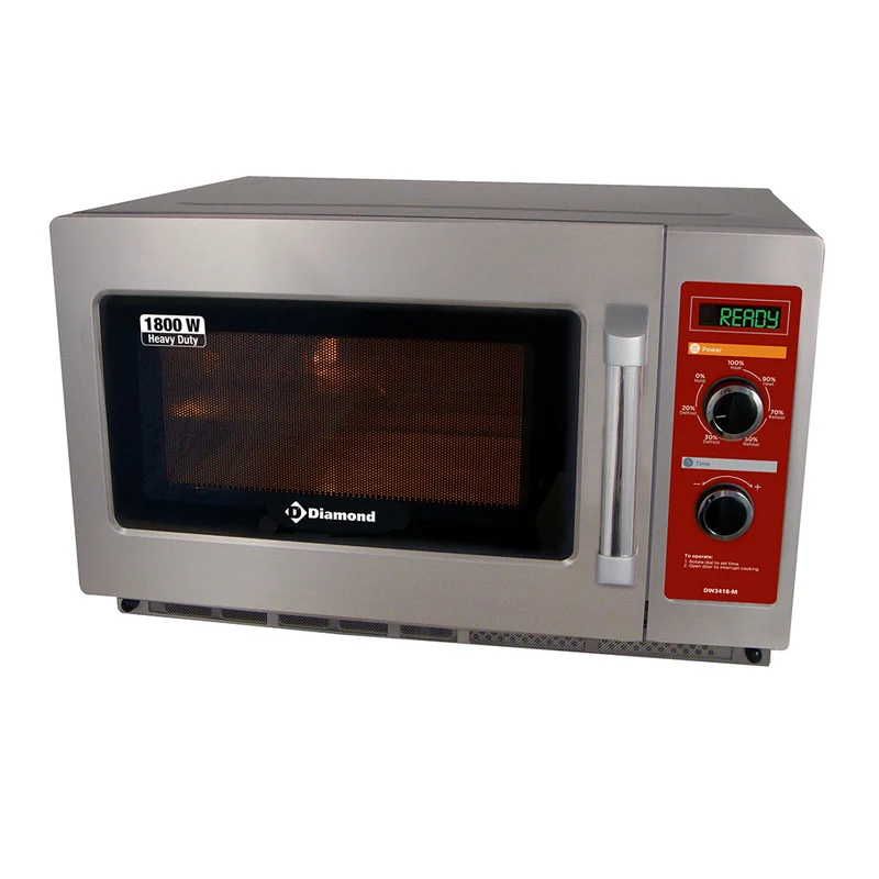 Profi Gastro-Mikrowelle 1800W , 34 L , Edelstahl , GN 2/3, DW3418-M