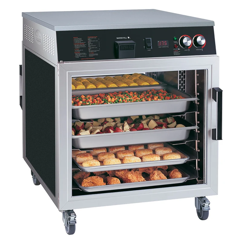 Professioneller Warmhalteschrank mit Glastür & Feuchtigkeitsregelung , 6 Einschübe, DSH-6