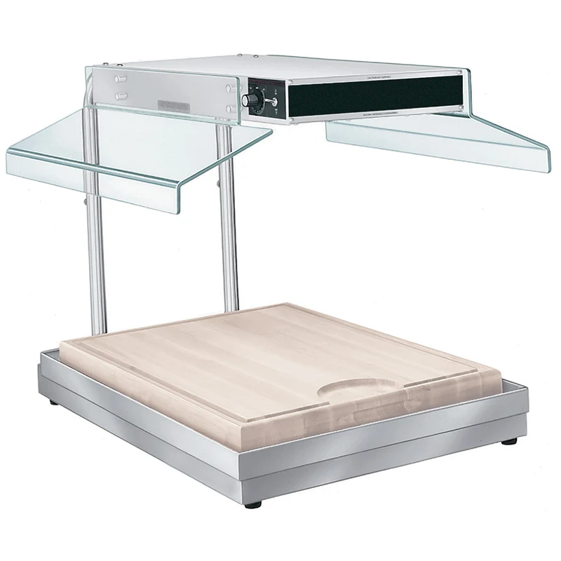 Beheizte Tranchierstation 66 cm mit Hygieneschutz und offenem Unterbau, DRSN-24