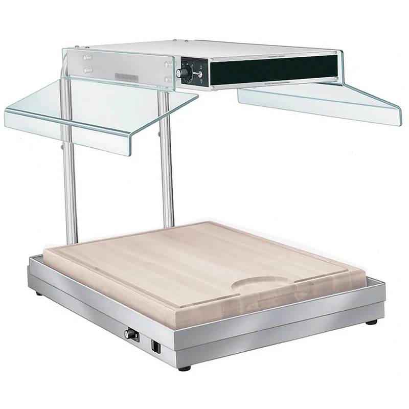 Beheizte Tranchierstation 660 mm mit Hustenschutz, DRCS-24