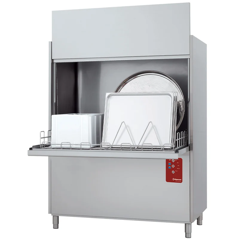 Profi Topfspülmaschine für Großküchen , XXL-Korb 1320x700 mm, DP32L/8P