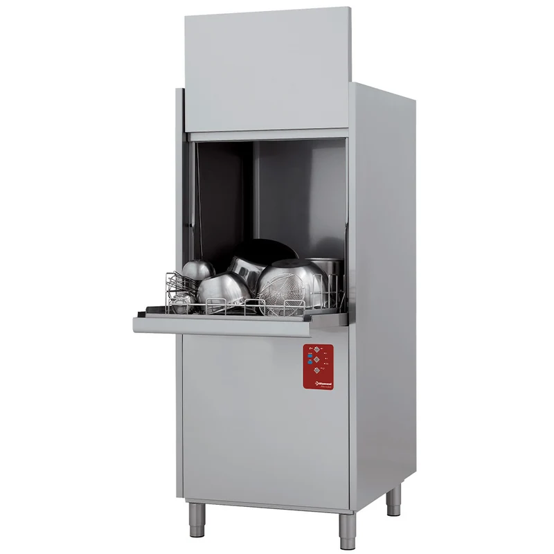 Profi Topfspülmaschine , Doppelwandig isoliert , Korbmaß 550x610 mm, D701/8P