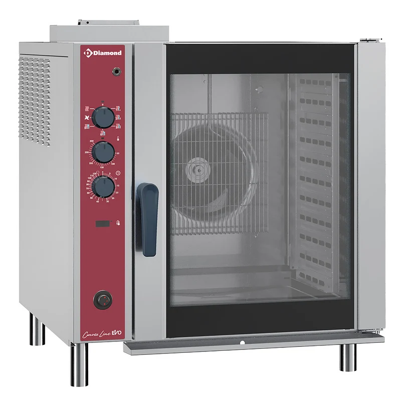 Gas-Konvektomat 10 x GN 1/1 mit Beschwadung, CFG101/N