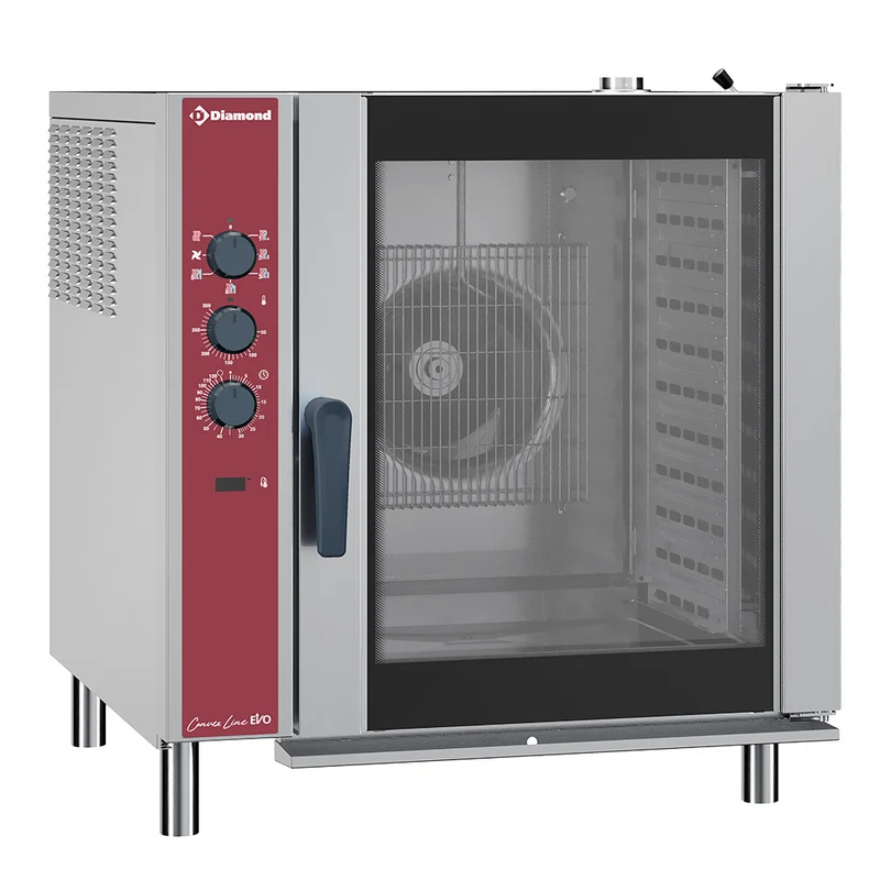 Konvektomat Elektro 10 x GN 2/1 mit manueller Beschwadung, CFE101/N-230V/3