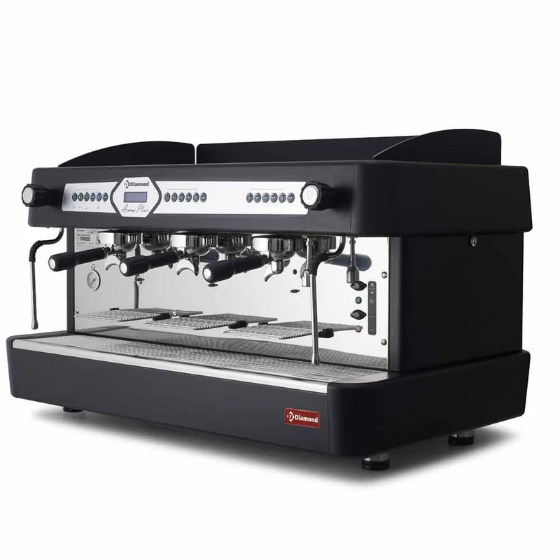 Professionelle Siebträgermaschine 3-gruppig , Automatisch mit Display, AROMA/3EB
