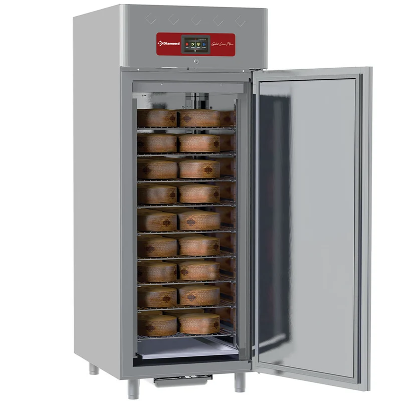 Käsereifeschrank 850L , Umluft & Befeuchtung , Edelstahl, AL4S/FF