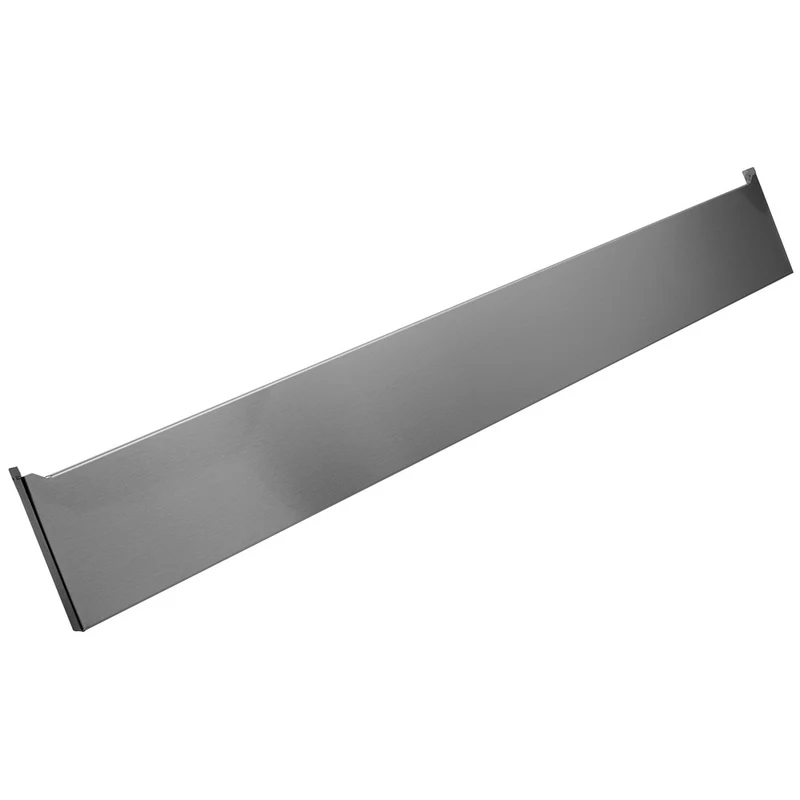 Sockelblende Edelstahl 800 mm , Frontblende für Gastro-Unterbauten, A7/PF8