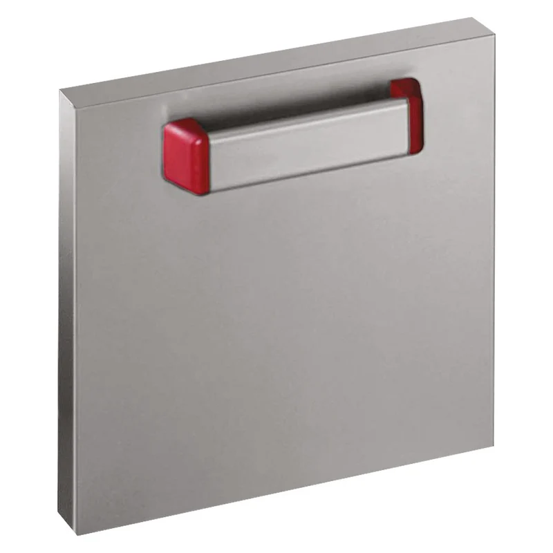 Edelstahl-Einbautür für Unterbau, 400 mm , Rechts/Links anschlagbar, A7/PB4-N