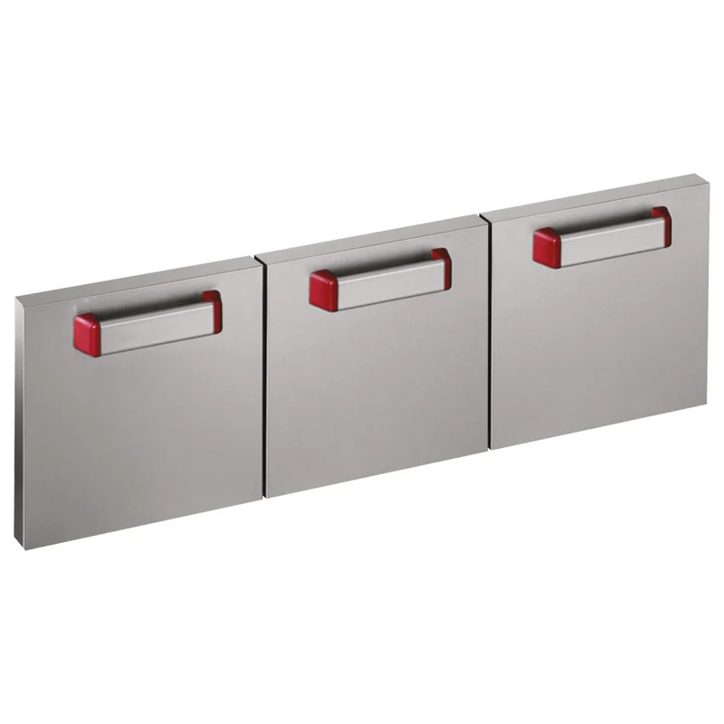 Flügeltüren-Set für Unterbau , Edelstahl , 1100 mm Breite, A7/PB11-N