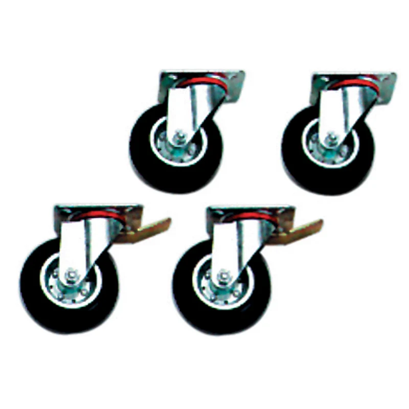 Rollensatz für Kombidämpfer & Öfen , 6 & 10x GN 1/1 , 2 Feststellrollen, AA/K4C-X