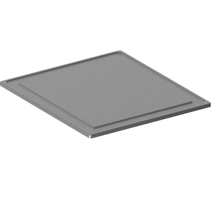 Profi Edelstahl-Bratplatte, glatt - 1 Heizzone, A9/PL1B-N
