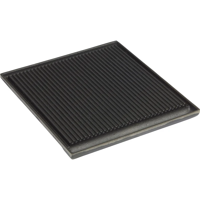 Gastro Grillplatte elektrisch , gerillte Bratfläche , 35 cm, A22/PR1