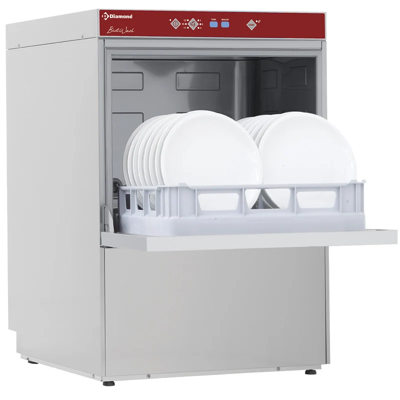 Professionelle Unterbau-Geschirrspülmaschine , 600 mm , Doppelwandig & Hygienisch, 04D/6S