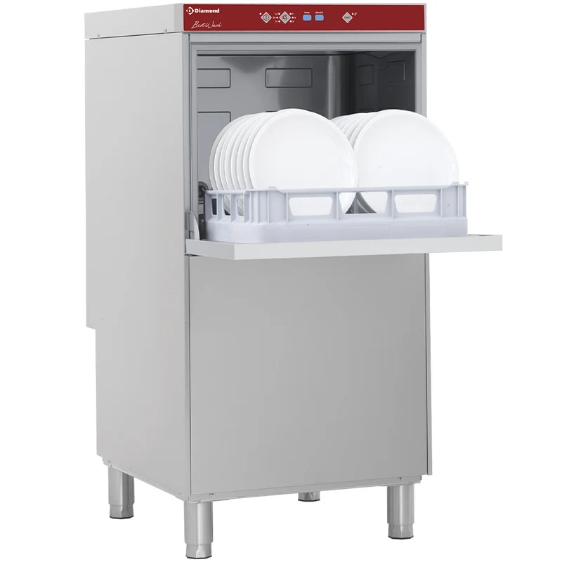 Gewerbe-Spülmaschine 600x400 mm , Hohe Ausführung mit Systemtrenner AB, 04D/6H