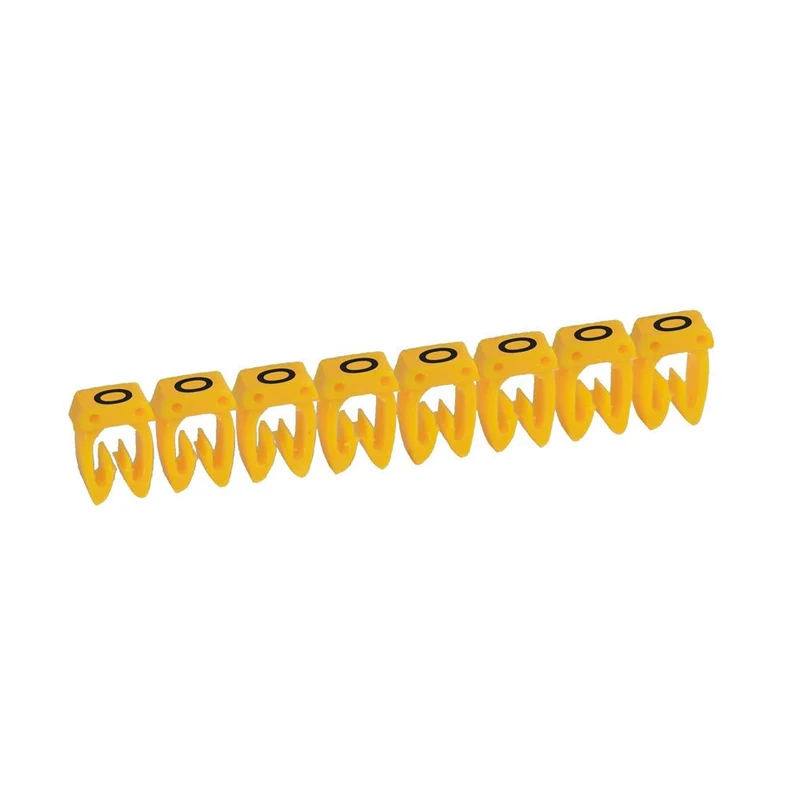 Legrand 038314 CAB3 Wire Marker Letter 'O' Yellow 0.5 to 1.5 mm² Strip of 30