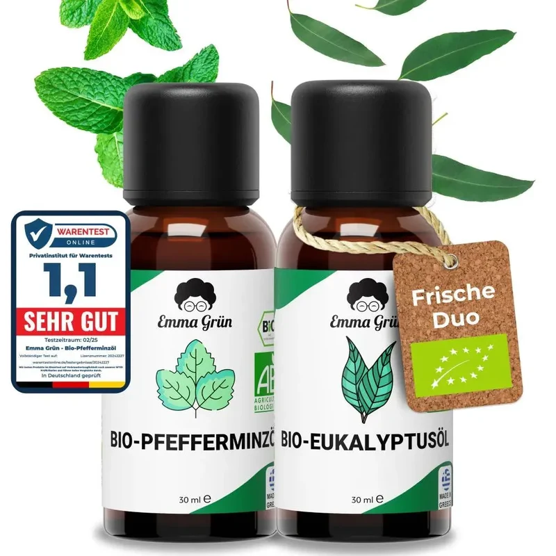 Frische Duo mit Pfefferminz- & Eukalyptusöl